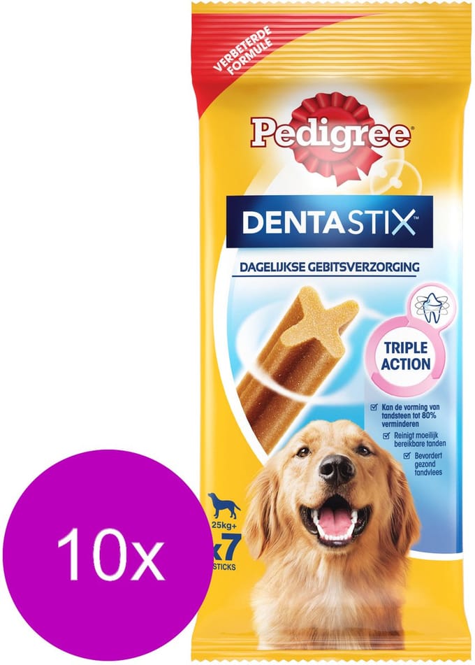 Pedigree Dentastix - Maxi - Hondensnacks - 10 x 7 stuks