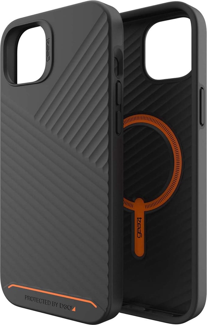 Gear4 Denali Snap Backcover magnetische ring iPhone 14 Plus hoesje - Zwart