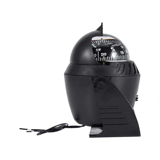Hoge Precisie LED Licht Kantelend Kompas Navigatie Elektronisch Kompas Voor Marine Boot Auto wit