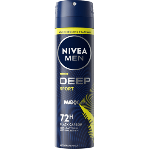 NIVEA MEN Deep Sport Anti-Transpirant Deodorant Spray- Sterke antizweetwerking - 150ml