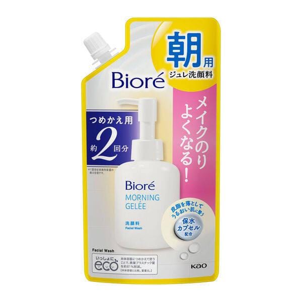 Kao - Biore Morning Gelee Facial Wash 160ml Refill