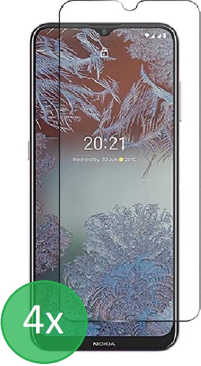 Geschikt Voor: Nokia G10 / G20 - 4x Screenprotector - screen protector - glas - bescherm - beschermglas