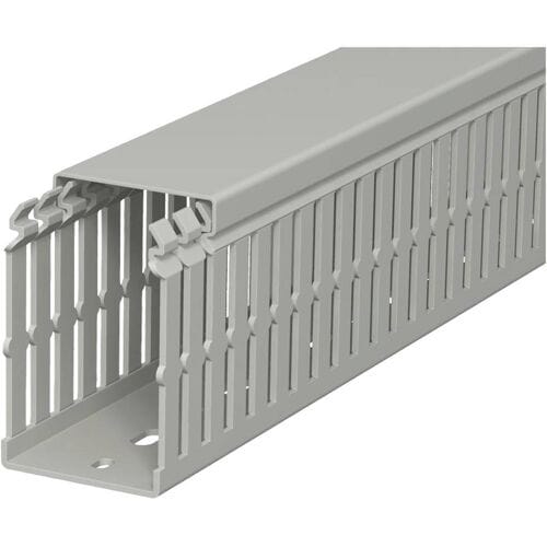 OBO Bettermann 6178424 Kabelgoot (l x b x h) 2000 x 50 x 75 mm 1 stuk(s) Steen-grijs