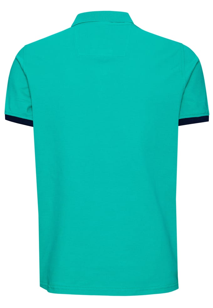 Contrast Polo Piqué Shirt Normale Pasvorm