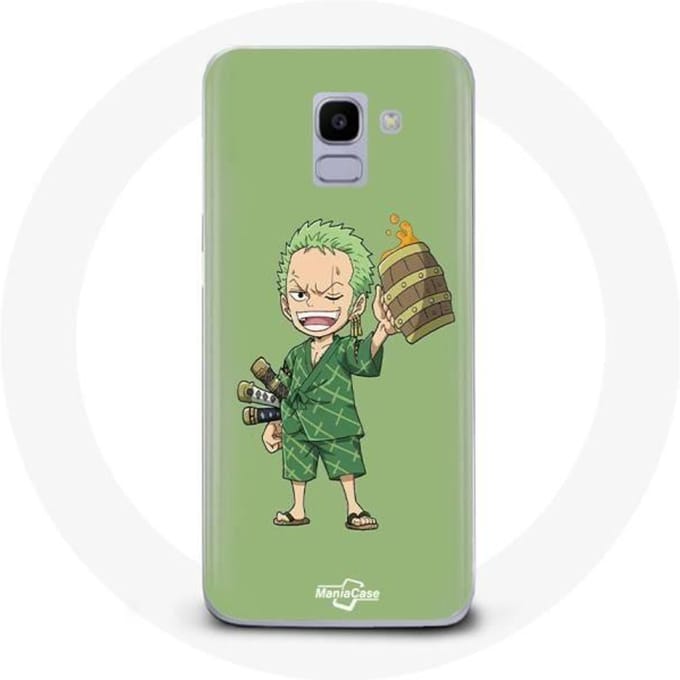 Hoesje voor Samsung Galaxy A6 2018 Manga Roronoa Zoro uit één stuk