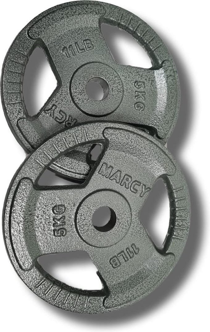 Halterschijven gietijzer set 5KG (2 stuks) Totaal: 10KG