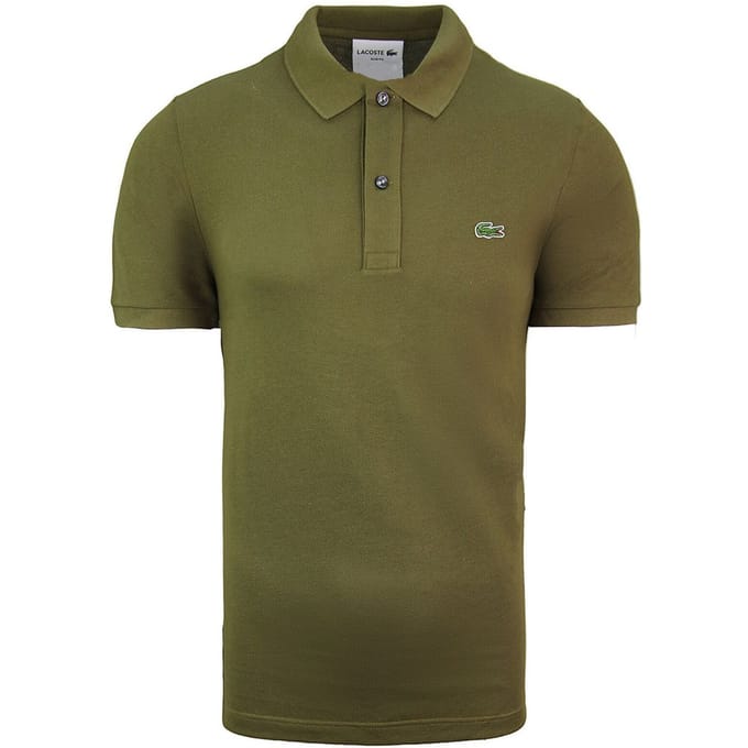 Lacoste Slim Fit Heren Khaki Poloshirt