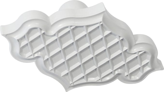 PME Creative Plaque Inserts - Trellis Raised