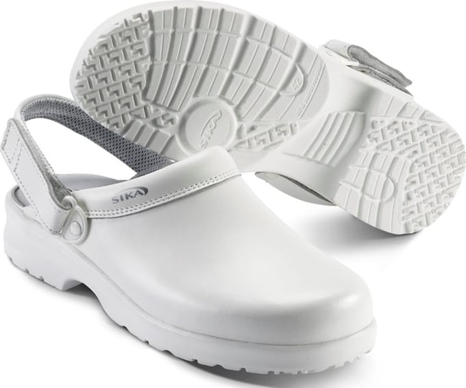 SIKA Fusion Clog ESD m. hielriempje OB SRC - 19467 Wit - Wit - 38