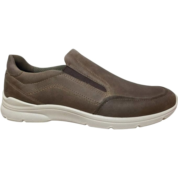 Ecco 511744 02114 Irving Instappers Bruin Nubuck Heren - Bruin - 43