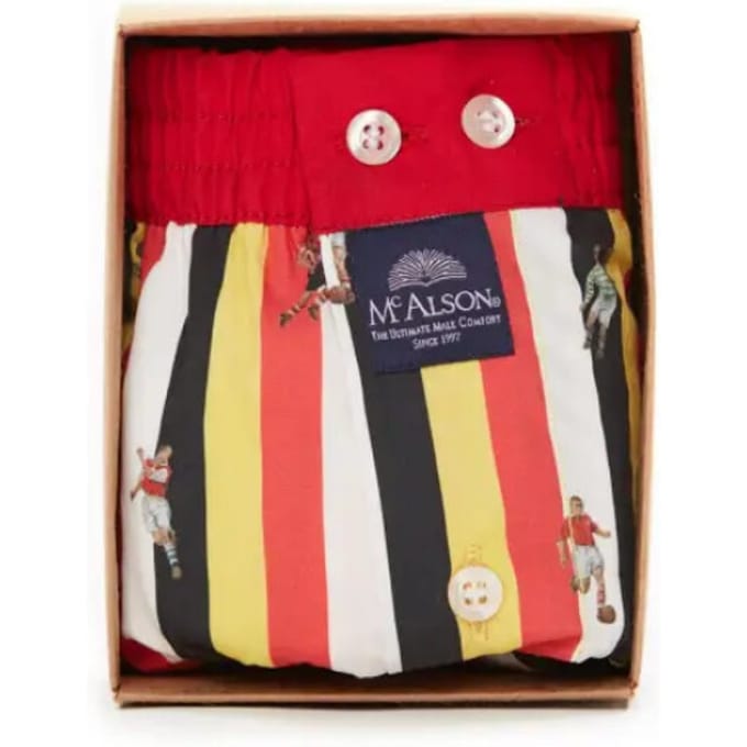 McAlson Boxershort Footbal yellow Rood XL Voetbal Belgie WK