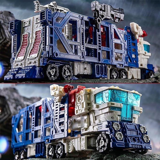 Transformations War For Cybertroning Siege Ultraa Magnuse Vervormbare speelgoed L-klasse Legering versie Model Robot Kinder Verjaardagscadeau gray