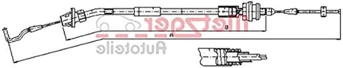 Gaskabel - Kabelset Accelator - Motoronderhoud - Kwaliteitsproduct - 785 mm - null