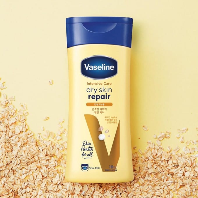 Vaseline Dry Skin Repair Lotion, 120ml, 1 unit beige