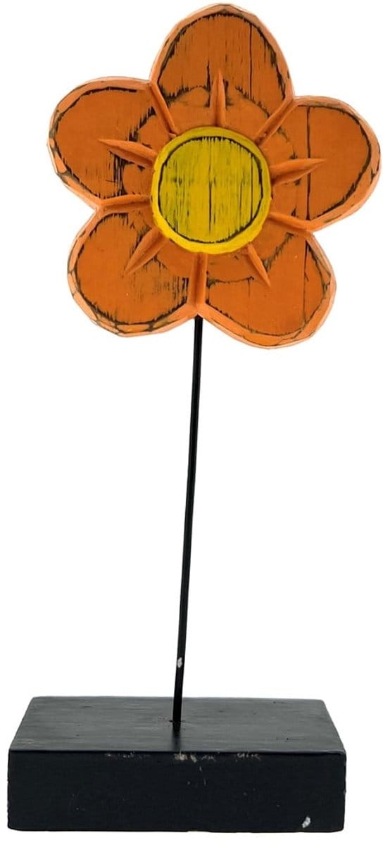 Bloem staand S oranje