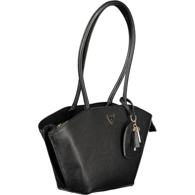 GUESS schoudertas Bolena Shoulder Satchel Bag Black zwart
