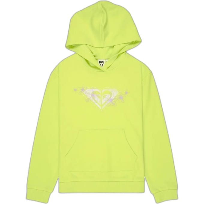 Roxy Surf Feeling Terry Hoodie Groen,Geel 10 Years Meisje