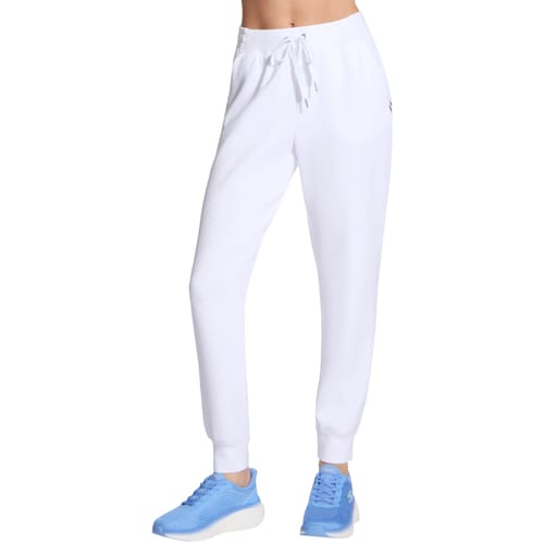 Skechers Skechluxe Elevate Jogger Pant, Vrouwen, Wit, Broek, maat: S