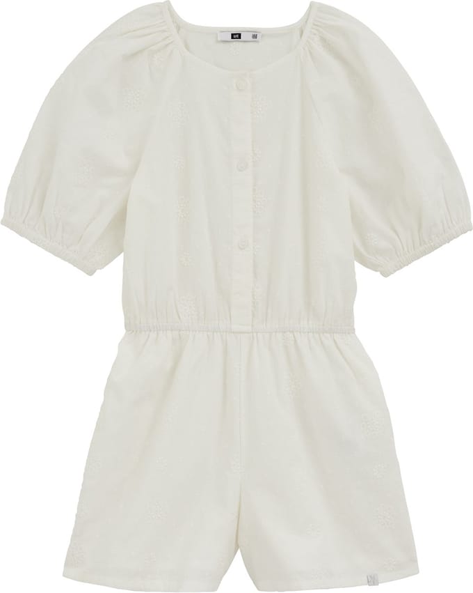 WE Fashion Meisjes playsuit met embroideries