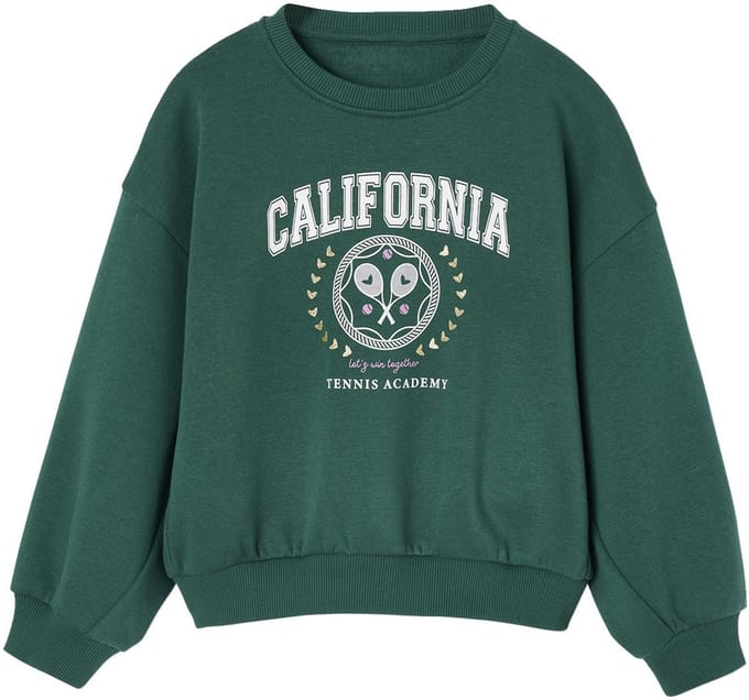 Vertbaudet Oversized sweater sportief voor meisjes