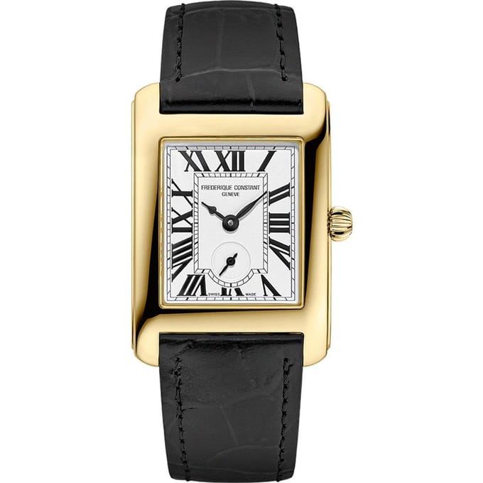 Frederique Constant Classics FC-235S2C5 Carrée Small Seconds Horloge