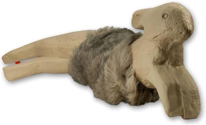 Konijnendummy met vacht 1100 gram