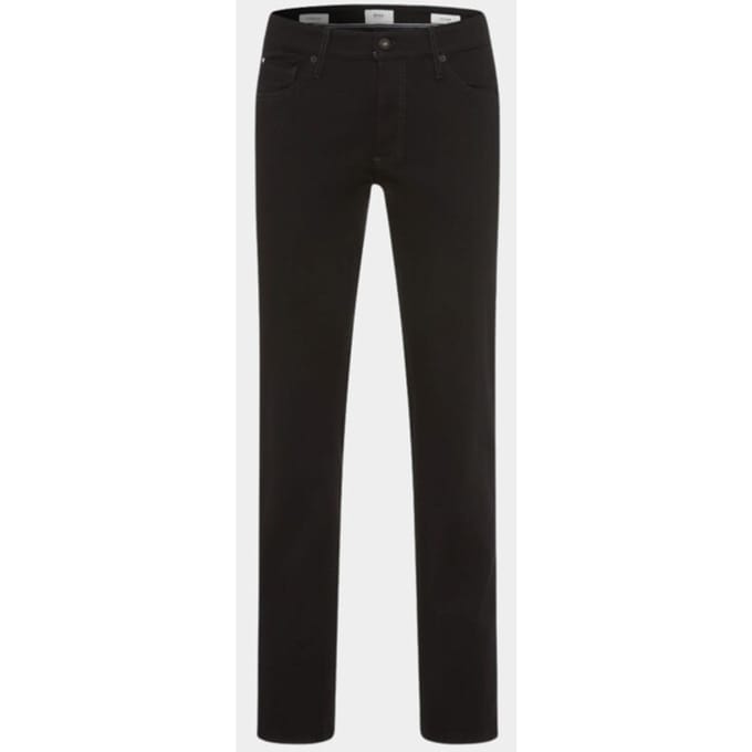 Brax Heren Jeans  Style CHUCK PERMA BLACK, denim perma zwart, maat 33/34