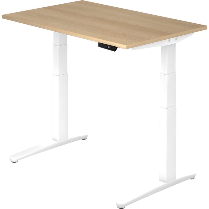 XBHM 12 WW | Bureau - 120x80 Eiken Tafelhoogte I Elektrisch in hoogte verstelbaar