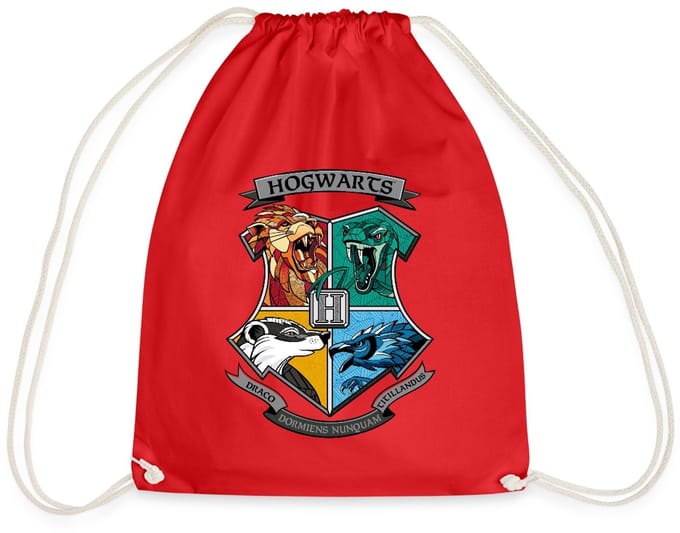Harry Potter Hogwarts Logo Gymtas