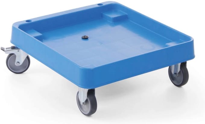 HENDI Trolley voor vaatwaskorven – 4 wielen – 575x545x210 mm – polypropyleen