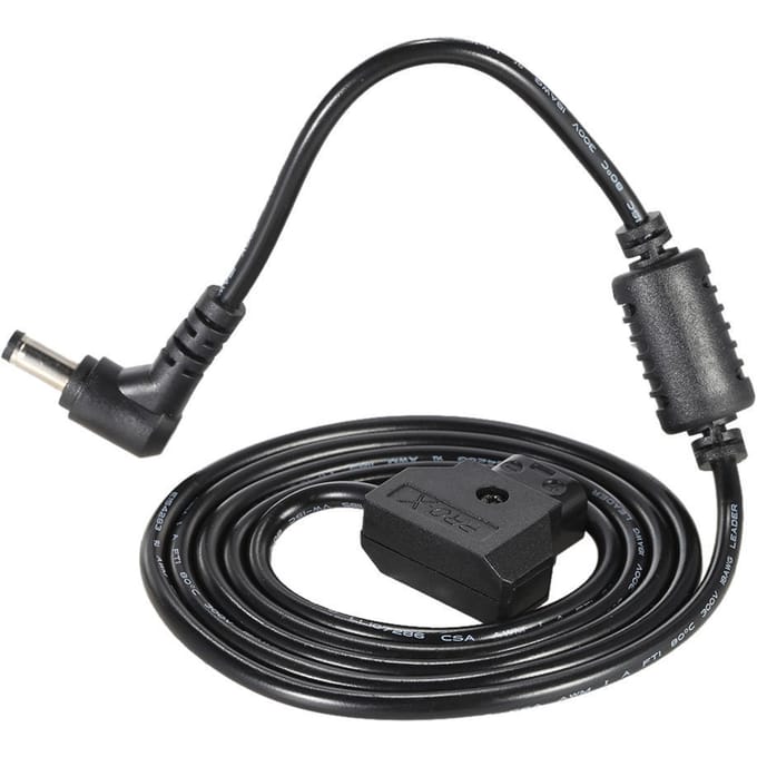 D-Tap 2-pins mannelijk naar DC 5,5 * 2,5 mm stekker netsnoerkabel voor BMCC BMPC DSLR black
