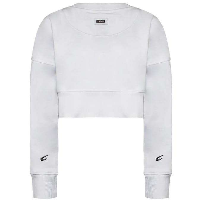 BoxRaw Johnson Womens Wit Cropped Sweatshirt