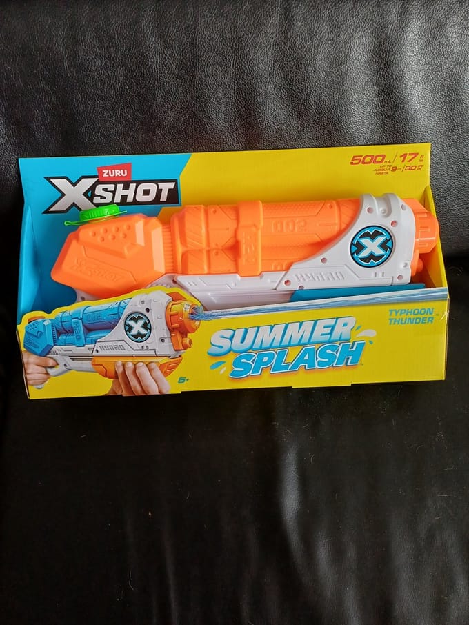 ZURU xshot blaster oranje typhoon thunder