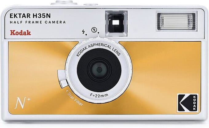 KODAK EKTAR H35N Camera Glazed Orange