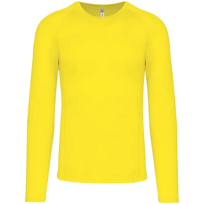 PROACT® Thermo-t-shirt Lange Mouwen PA005 - Flashy Yellow - M