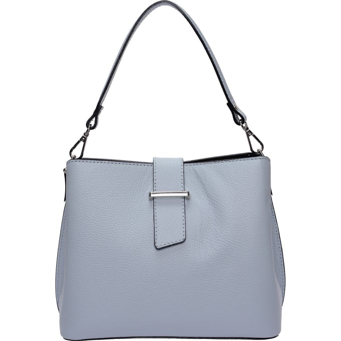 Isabella Rhea Turquoise Rundleer Tas