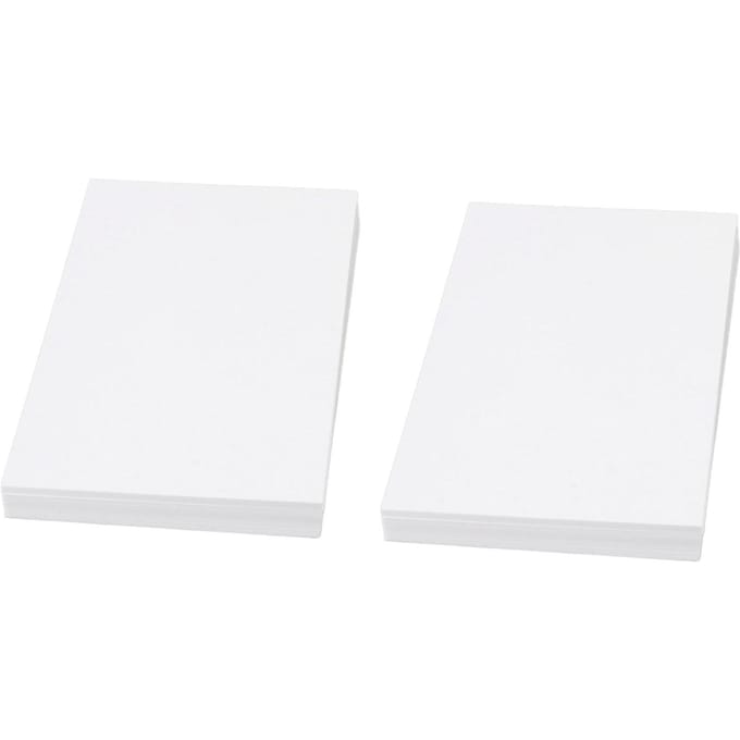 100 Pièces Cartes Vierges 4x6 Blanches Vierges 4x6in Papier Premium Large Application Cartes Postales Vierges pour l'Art white
