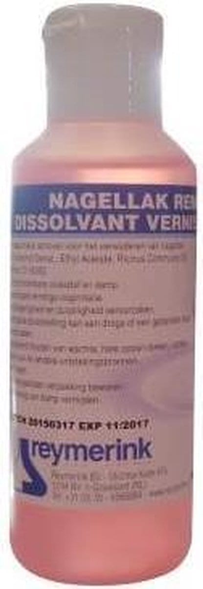 Reymerink - Nagellakremover - Zonder Acéton - 100 ml - 140410 - Roze -