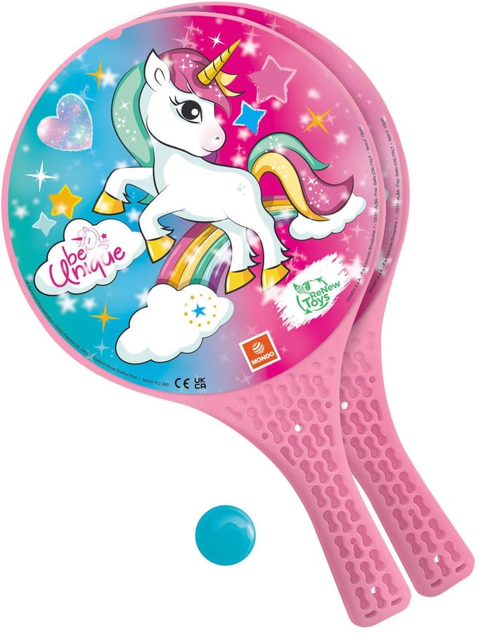 Beachtennis Eenhoorn Mondo Roze - 37 cm
