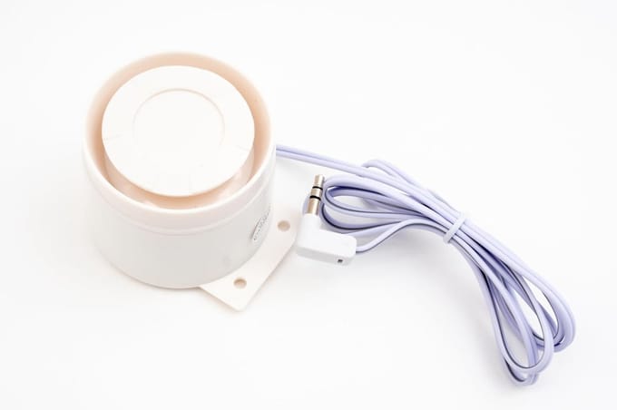 Bedrade Mini Sirene - Extra Alarm Geluid - Beveiliging Huis - 105 dB Luid