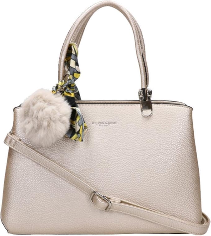 Flora & Co lola Medium Handtas Dames - Imitatieleer - Goudanje