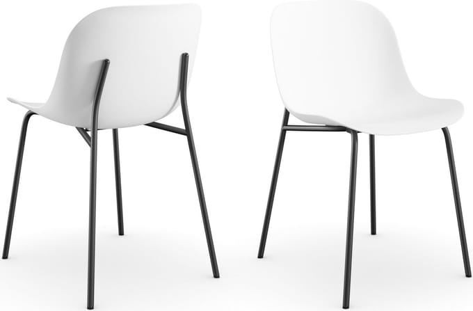 Ocean-Eetkamerstoel - Wit Recycled Plastic