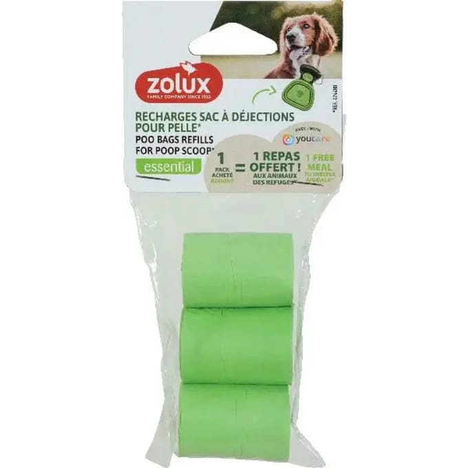 Hondenpoepzakje Zolux Poop Scoop (x3)