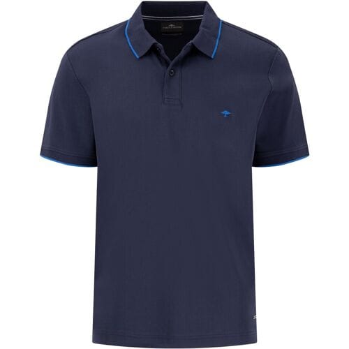 Fynch-Hatton Polo Interlock Subtle Tipping Contrast Navy / male