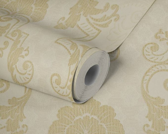 Goud barok behang dubbelbreed 36412-1