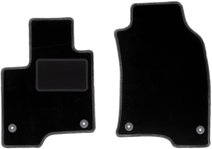 Voormatten zwart voor: Fiat Panda III hatchback (2012-)