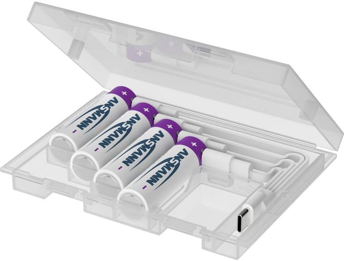 Ansmann Oplaadbare AA batterij (penlite) Li-ion 1950 mAh 1.5 V 4 stuk(s)