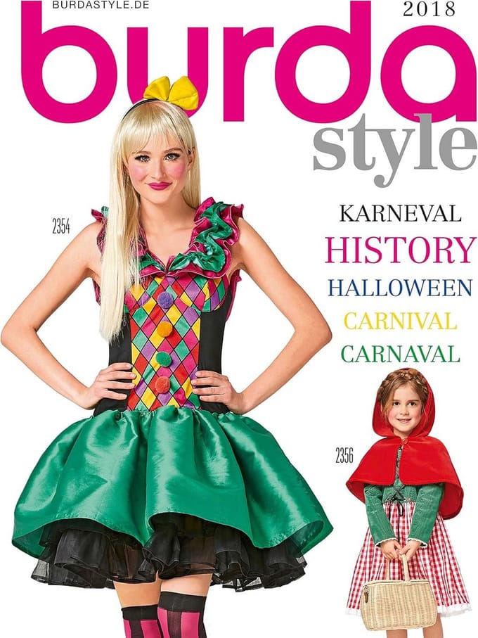 Naaipatroon Kostuum Carnaval Clown en Pinguïn - Maat 36-50