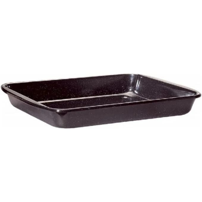 "Riess Braadslede - Laag - 42 x 33 x 4,5 cm - Zwart"