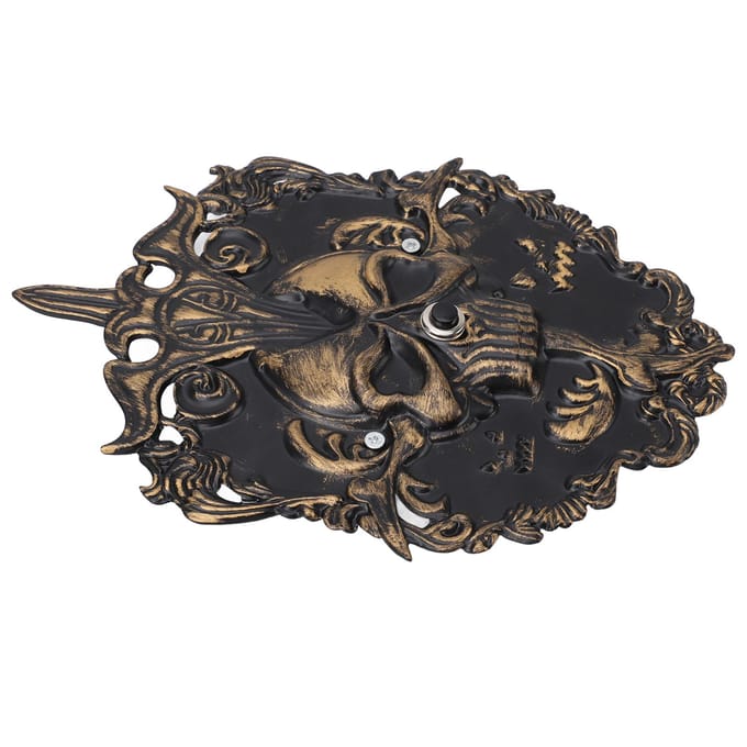 Decoratieve Deurbel Antieke Enge Skelet Deurbel met Geluid voor Deurdecoratie Feest Requisiet
